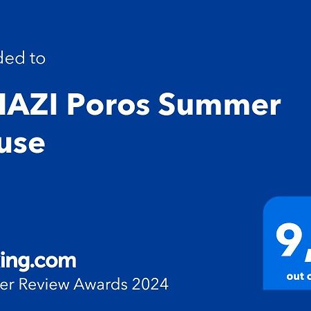 Agiazi Poros Summer House Galatás 外观 照片